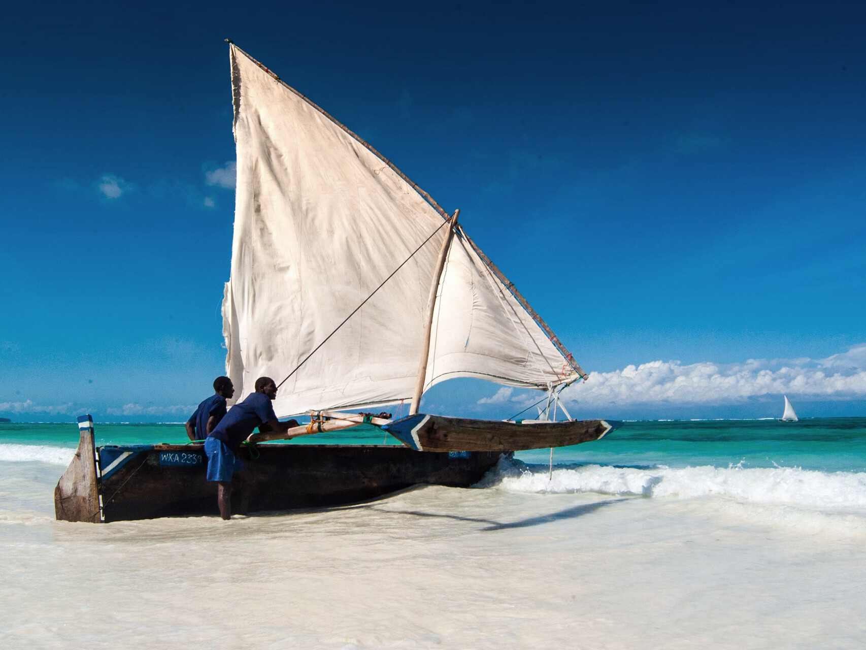 Zanzibar Sunrise Ngalawa boat